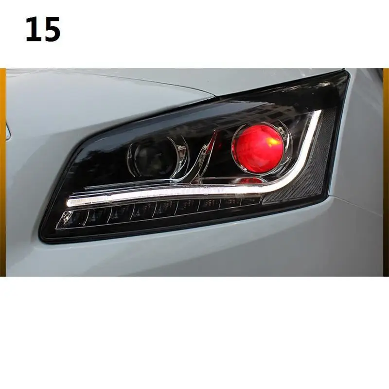 Бегущие Neblineros боковые поворотники Drl наружные Luces Led Para Автомобильные фары в сборе 15 для Chevrolet Cruze