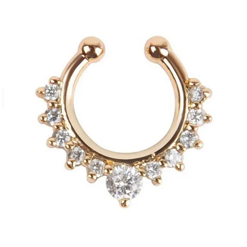 Fashion 1pc Lovely Piercing Septo Nose Lip Ear Septum Cartilage Captive Hoop Ring Jewelry | Украшения и аксессуары