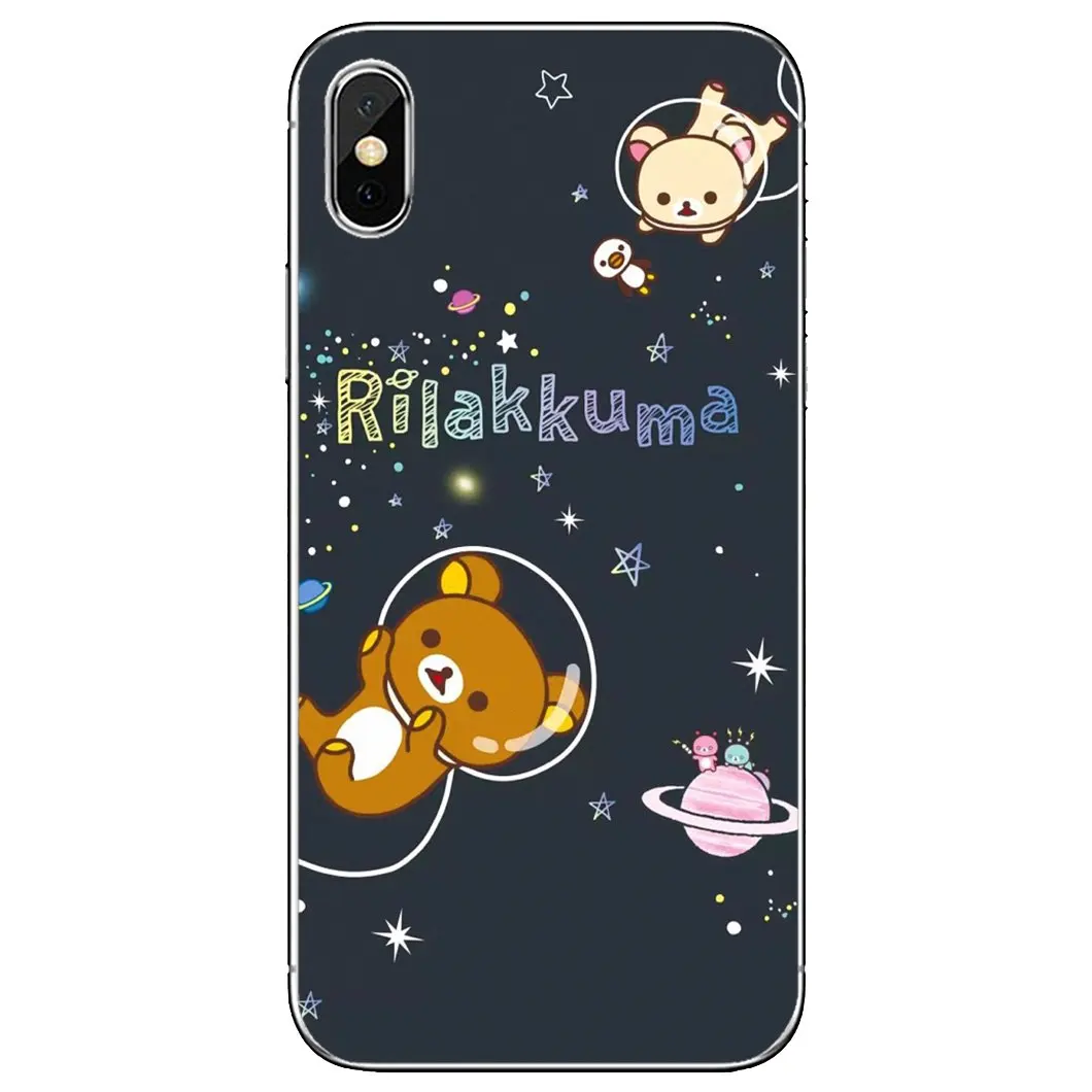 Японский мягкий кожаный чехол Rilakkuma Тедди для Xiaomi mi Redmi Note 3 4 4X 5 6 7 8 8t 9 9s 9t 10 pro lite |
