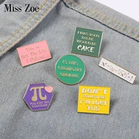 funny quote enamel pin social anxiety introvert chemical science lover brooches bag hat lapel pin badge jewelry