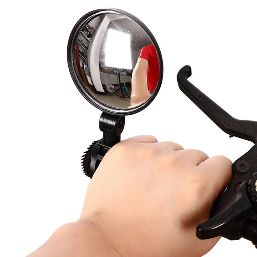 

80% Hot Sale MTB Mountain Road Bike Rear Mirrors 360 Degree Rotation Bicycle Handlebar Mount Round Mirror Cycling Equipment