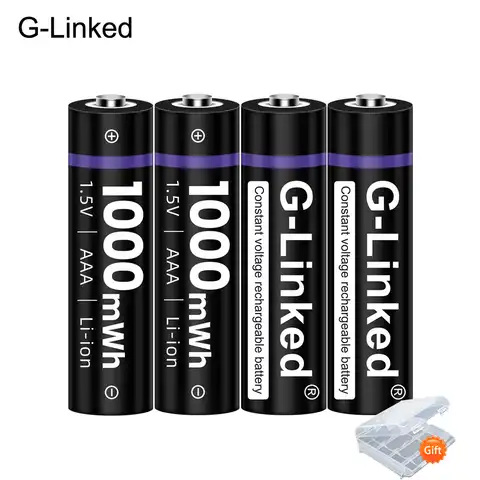G-обработанная литий-ионная батарея 1,5 в AAA, 3 А, 1,5 в, МВтч, литий-ионная аккумуляторная батарея для термометра
