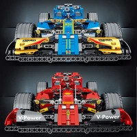 mork 023005 023007 building blocks new model f1 formula car educational toys bricks kit for children christmas gifts