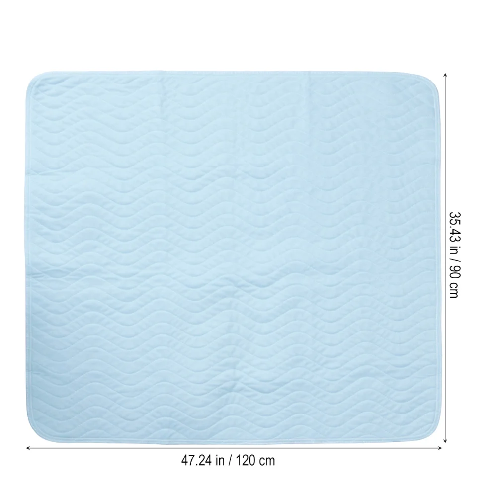 

Incontinence Matress Pad Super Absorbing and Waterproof Mat for Old People Adults Children Pets 8090cm (Sky Blue)
