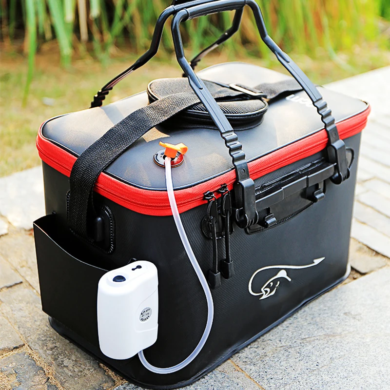 Портативное рыболовное ведро на молнии складная Рыболовная Сумка EVA для живой