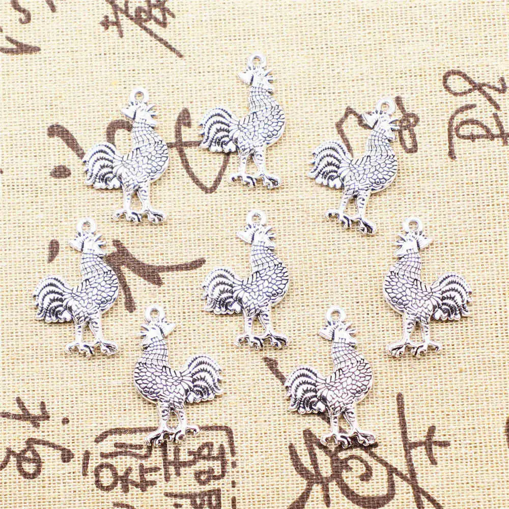 

3 шт., подвески в виде петуха, 31 х20 мм