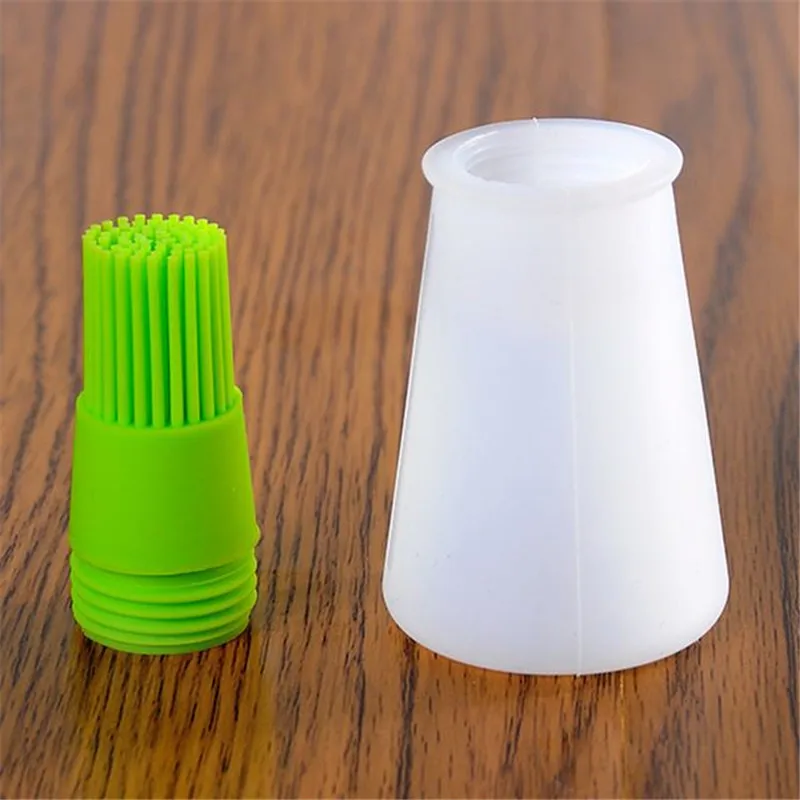 1 шт Силиконовая бутылка для масла с щеткой щетка закусок кухонный инструмент