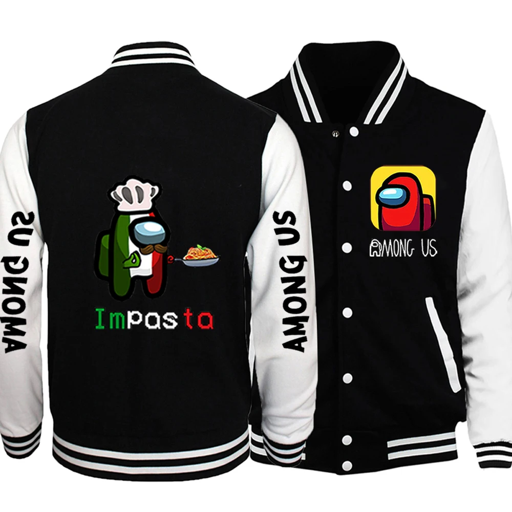 

New Arrial Crewmate Funny Impostor Men Oversized Hoodie Sweatshirt Skateboard Sweatshirts Baeseball Hoodies Pullovers Streetwear