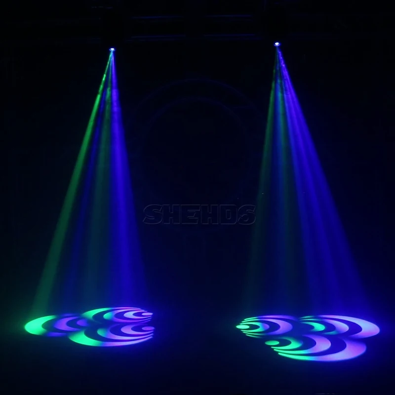 Led Lyre 4x10 Вт RGBW 4в1 движущаяся головка 100 точечное освещение для мытья гобо