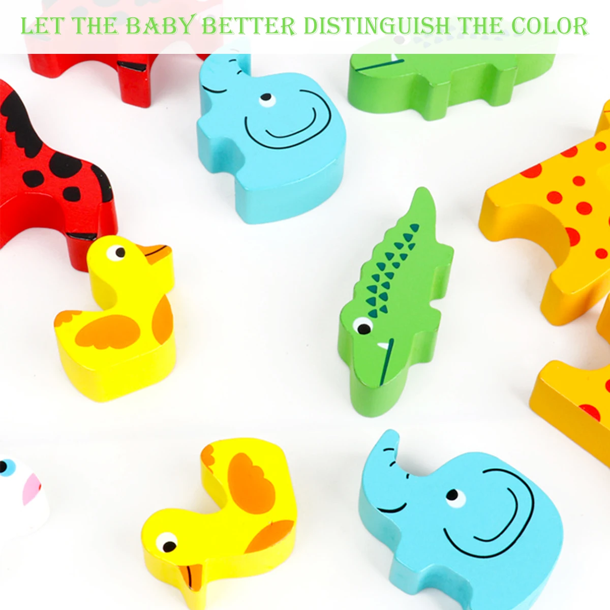 Обучающие деревянные балансирующие игры штабелируемые блоки с животными ковчег