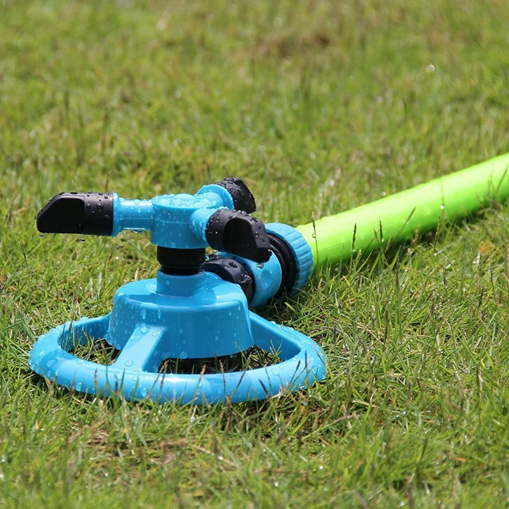

360 Degree Automatic Garden Sprinklers Watering Grass Lawn Rotary Nozzle Rotating Water Sprinkler System Garden Supplies