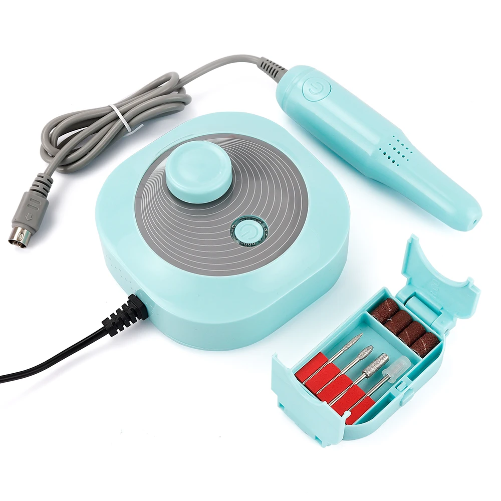 

24W 25000 RPM Electric Nail Drill Bits Set Nail Art Equipment Manicure Nail Tips Manicure Electric Fingernail Files Tools Nail