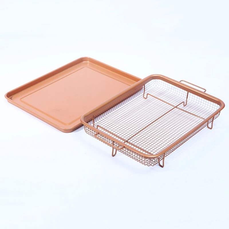 Антипригарный противень для выпечки воздушная фритюрница жарки пиццы фри крылья