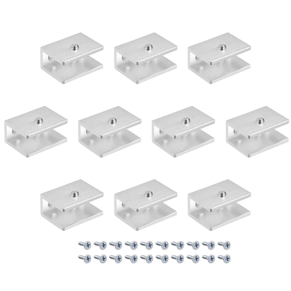 Стеклянные Кронштейны для полки uxcell регулируемый стеклянный зажим из