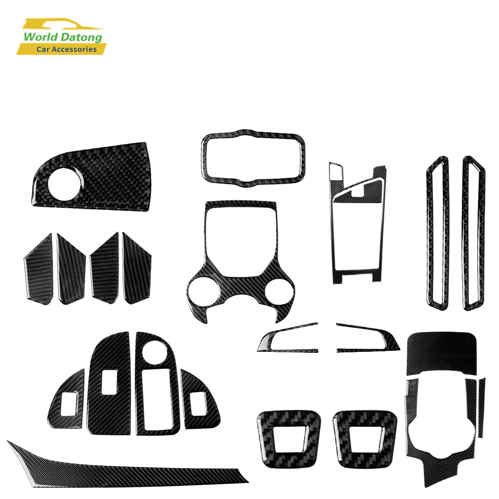 

Real Carbon fiber interior modification cover trim For Alfa Romeo Giulia 2017-2019