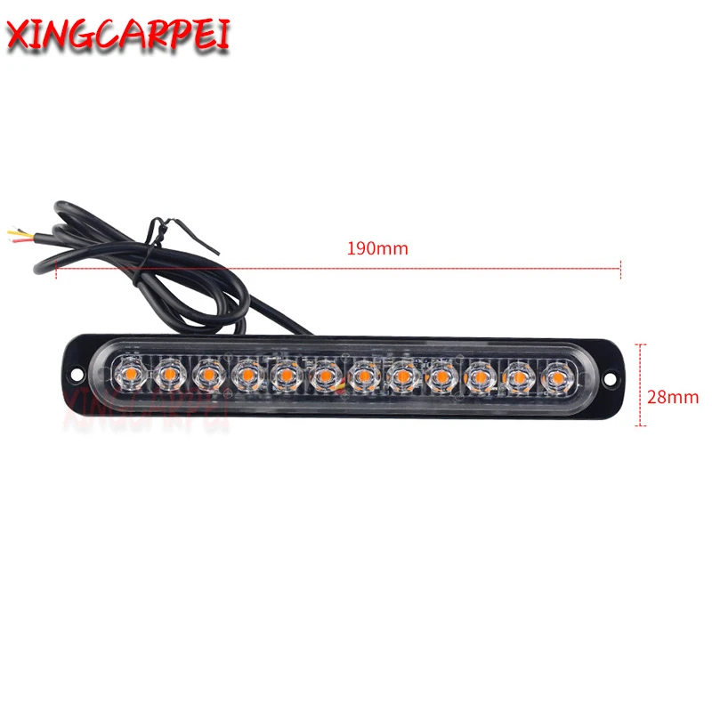 12v/24v багажник автомобиля стробоскоп Предупреждение светильник 12 Светодиодный