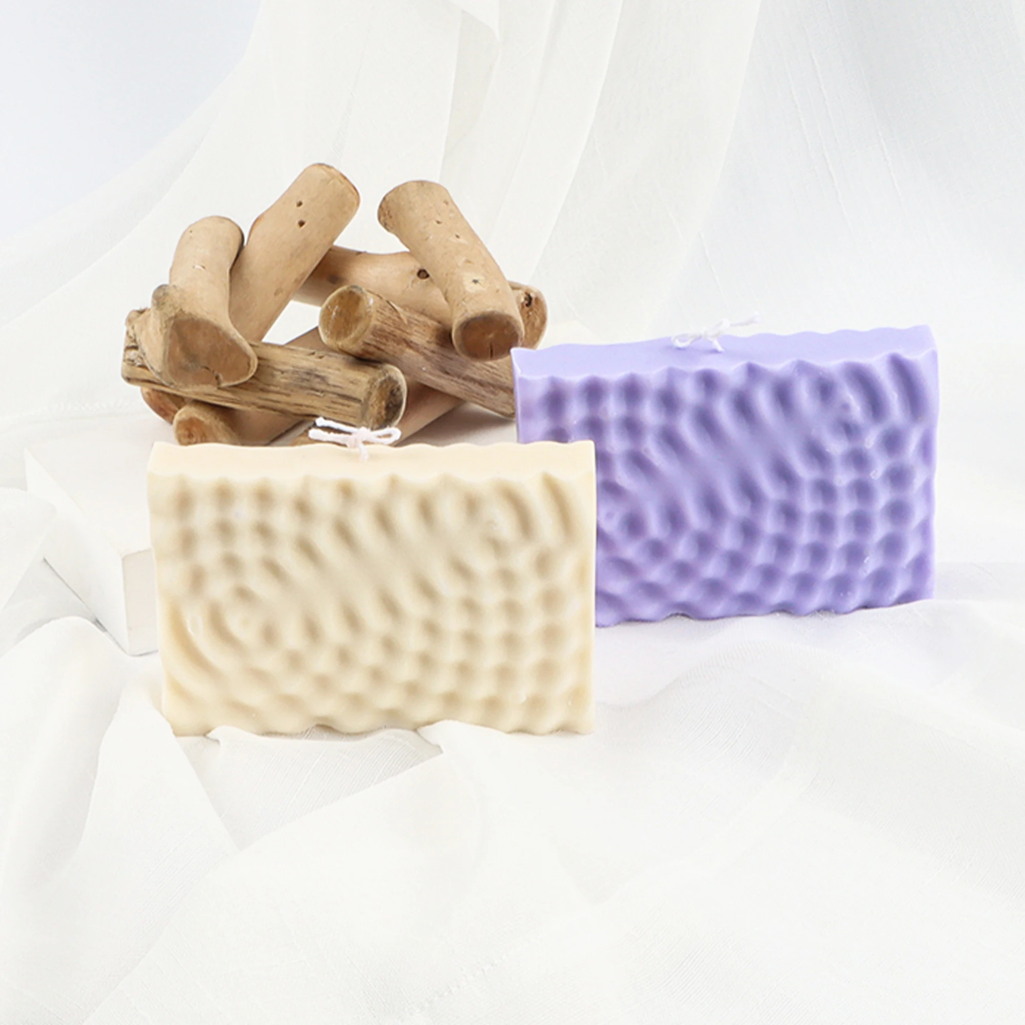 Силиконовая форма для мыла различные формы волнистое мыло крученая чаша