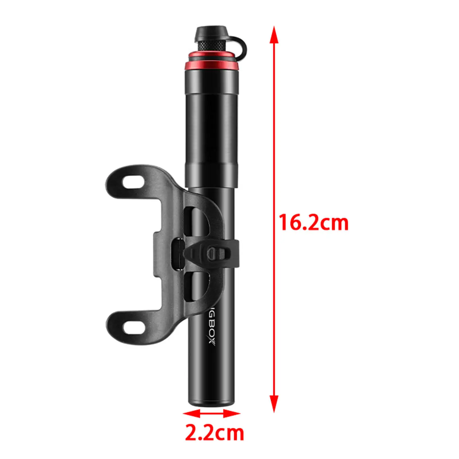 

120psi High-pressure Bike Air Shock Pump Fit Presta/Schrader Valve for Fork & Rear Suspensions Mountain Road Bicycle