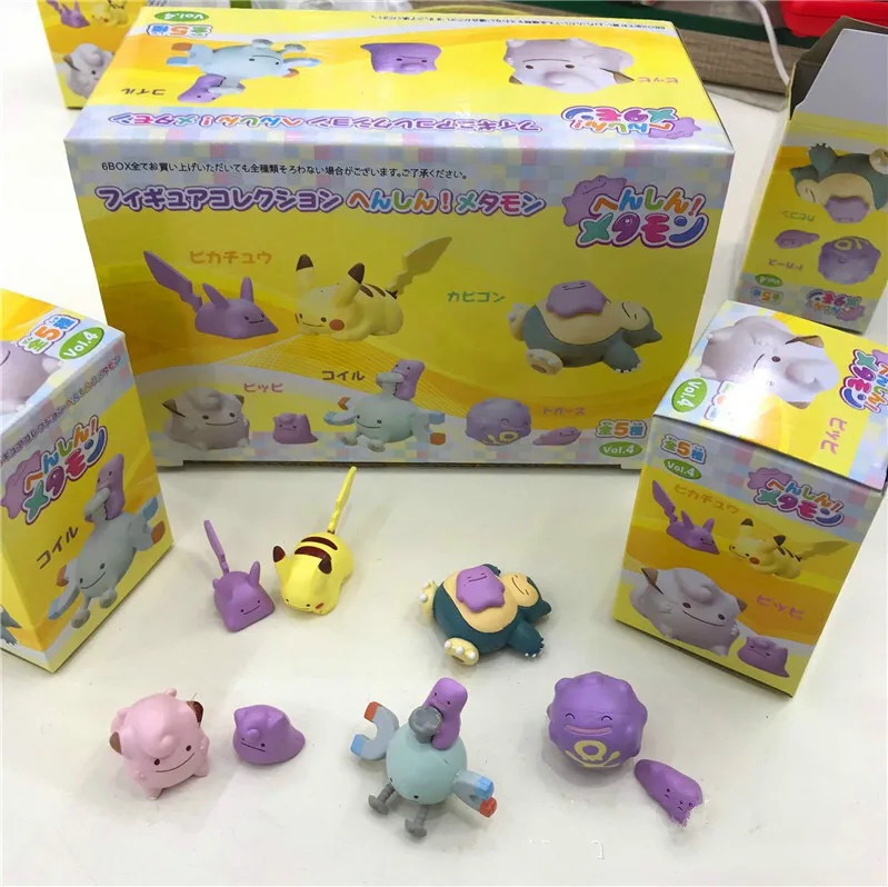 TAKARA TOMY 5 шт./компл. Покемон Пикачу Snorlax Pocket Monster Аниме фигурки героев модель игрушки