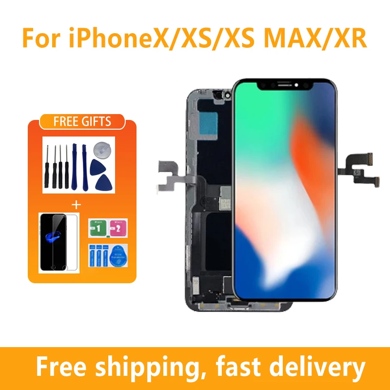 

ЖК-экран для iPhone X, сменный сенсорный экран для iPhone XR XS 11 Xs Max