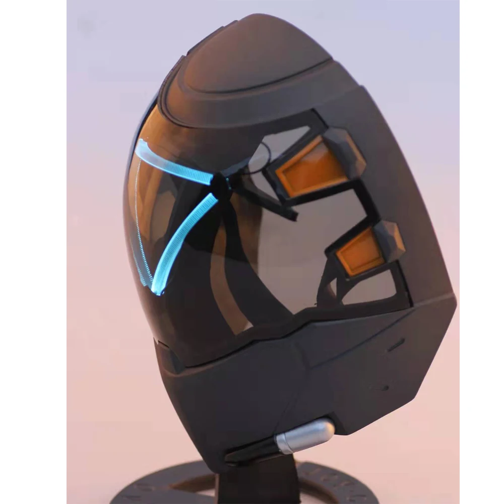 Маски Overwatch Ana Amari из креветки со светодиодный светильник кой ФАП косплей Ана Амар