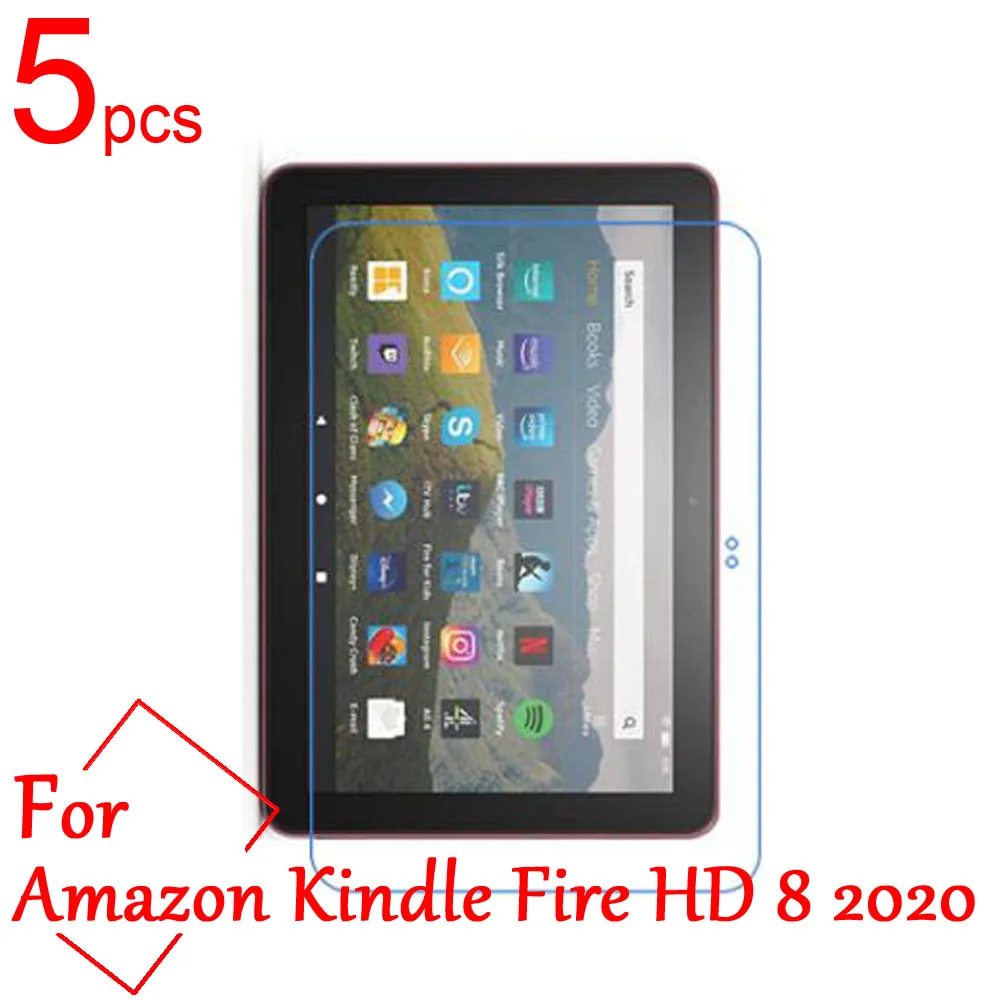 

5 шт./лот, Ультрапрозрачная/матовая/нано Противоударная Защитная пленка для ЖК-экрана для Amazon Kindle Fire HD 8 8,0 2020, пленка для планшета