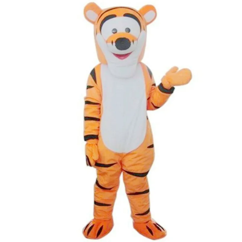 

Christmas Cute Tiger Mascot Costume Halloween Party Fancy Dress Suit Adult Size High Quality Cartoon Character Unisex Clothing