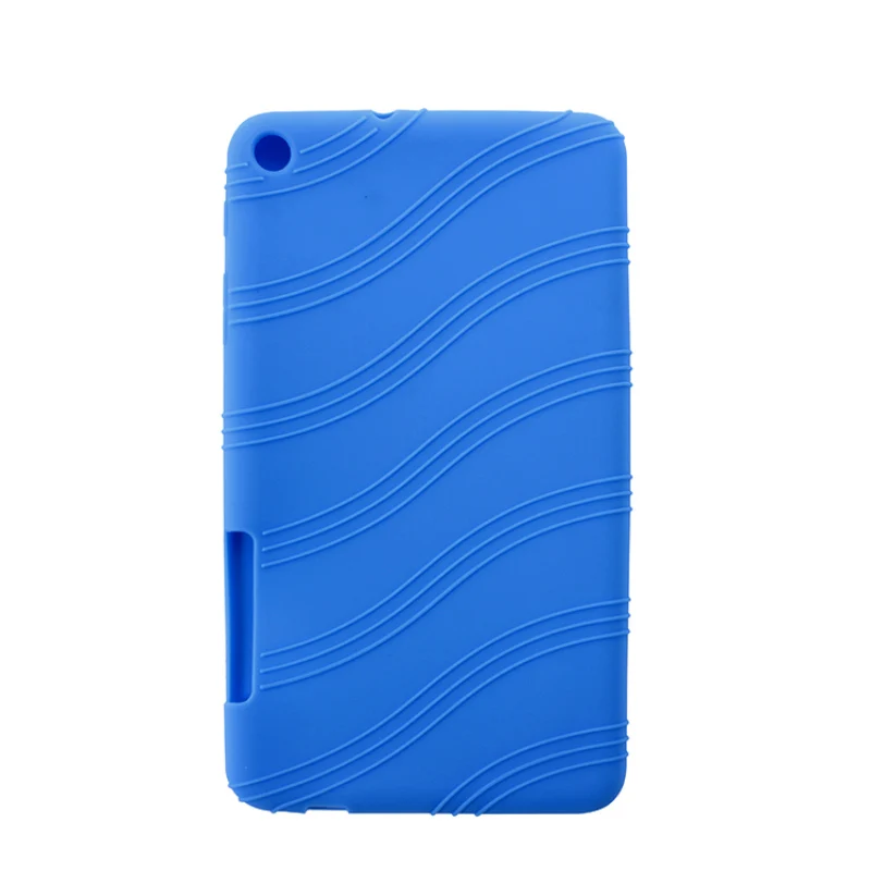 Синий SZOXBY для huawei T1 701U 7 дюймов силиконовый чехол для планшета анти-осенний мягкий чехол моющийся ударопрочный анти-осенний чехол силиконовый чехол - Цвет: Синий