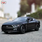 Maisto 1:18 2015 Ford Mustang GT автомобильный брелок для автомобильных ключей, имитационная модель автомобиля украшение для дома подарок игрушка Литье под давлением модель игрушка для мальчиков