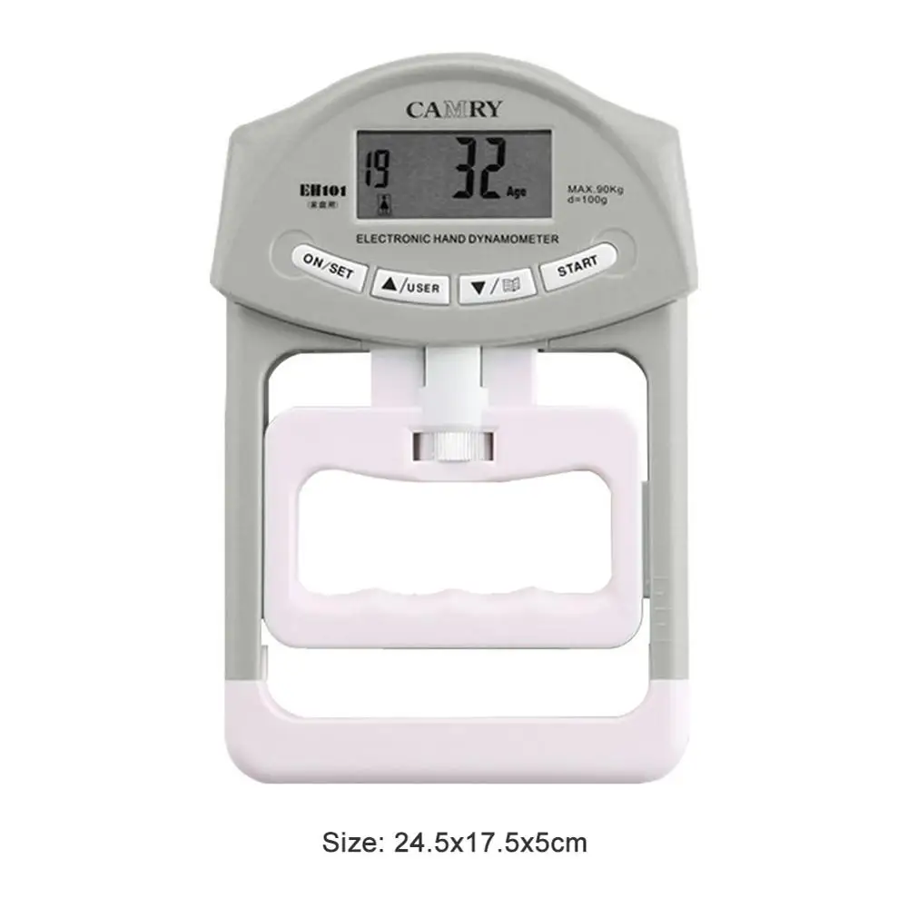 Цифровой электронный ручной динамометр ручка измеритель силы автоматическая