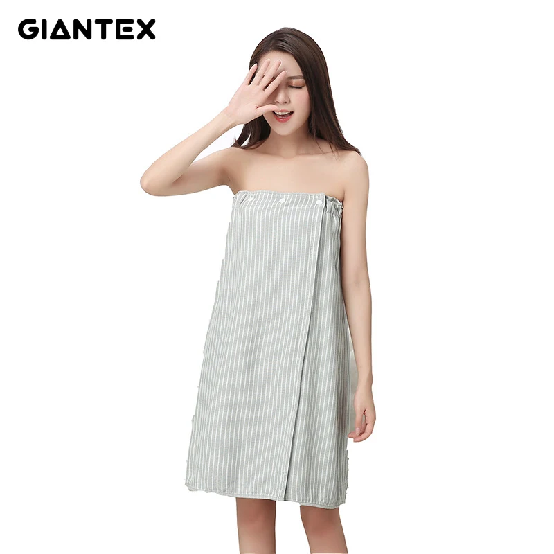 GIANTEX женское банное полотенце из микрофибры для ванной взрослых банный халат