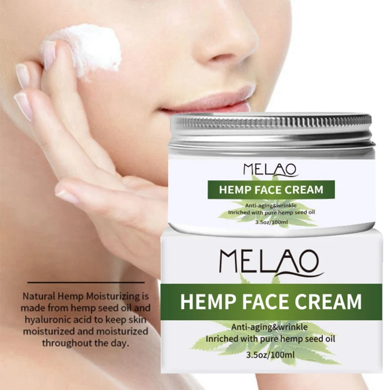 

Hemp Oil Face Cream Moisturizing Shrinking Pores Firming Skin Brighten Skin Facial Nourishing Cream Hot