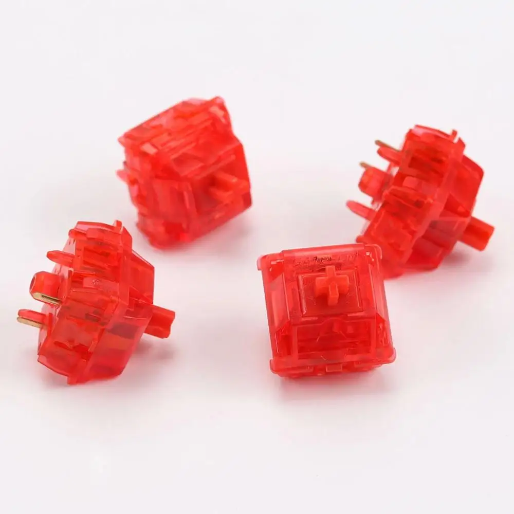 Переключатели чернил Gateron черный/красный/синий/желтый/Тихий черный(10 шт