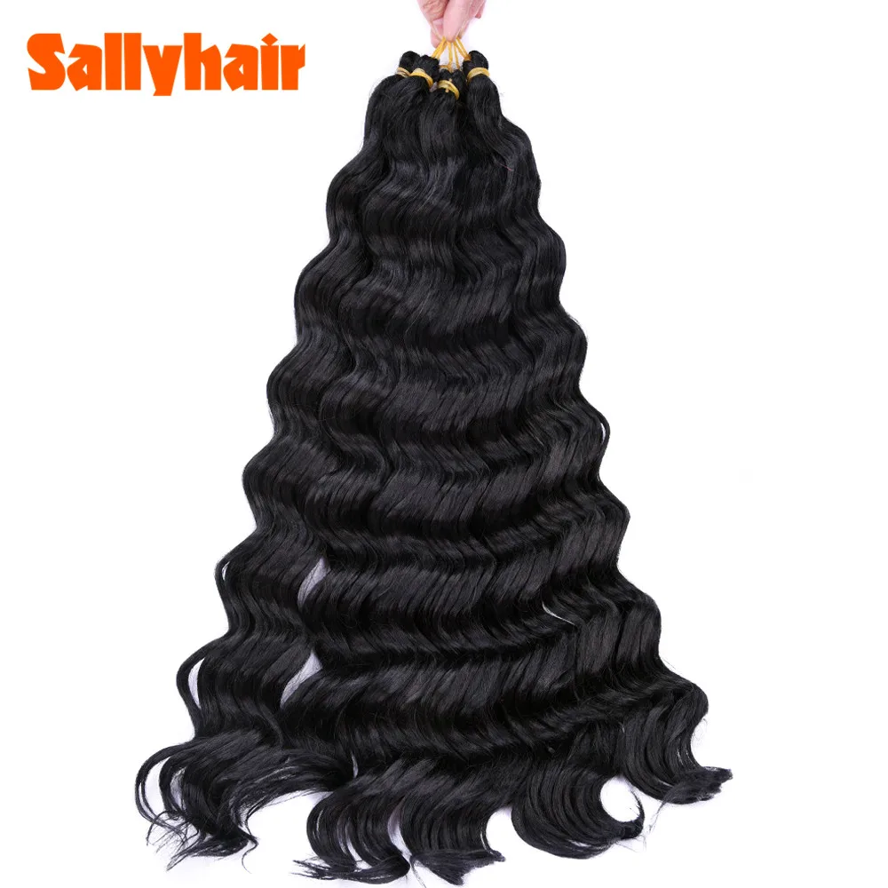 Накладные волосы кроше глубокая волна косы Омбре синтетические накладные цвет