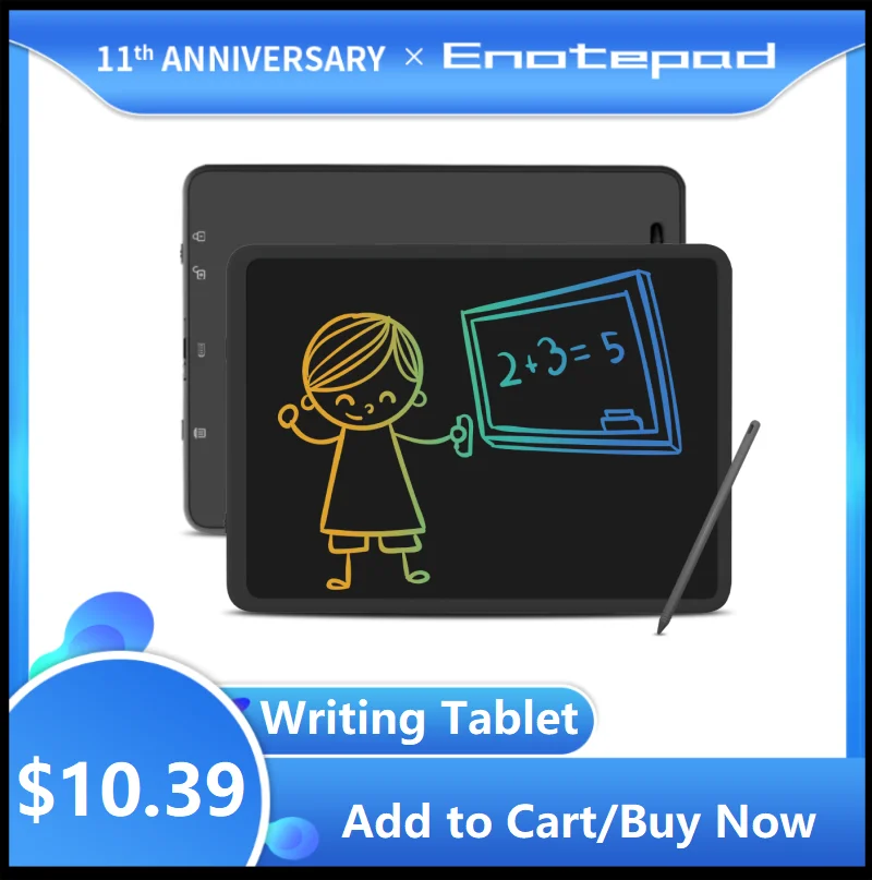 

Enotepad 11inch LCD Writing Tablet For Drawing Digital Erasable Draw Pad/Board For Kids Electronic Graphics Tablet