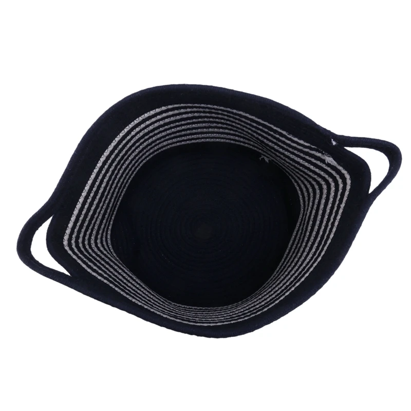 

Cotton Woven Storage Basket Toy Storage Basket Dirty Clothes Basket Storage Bucket Household Products