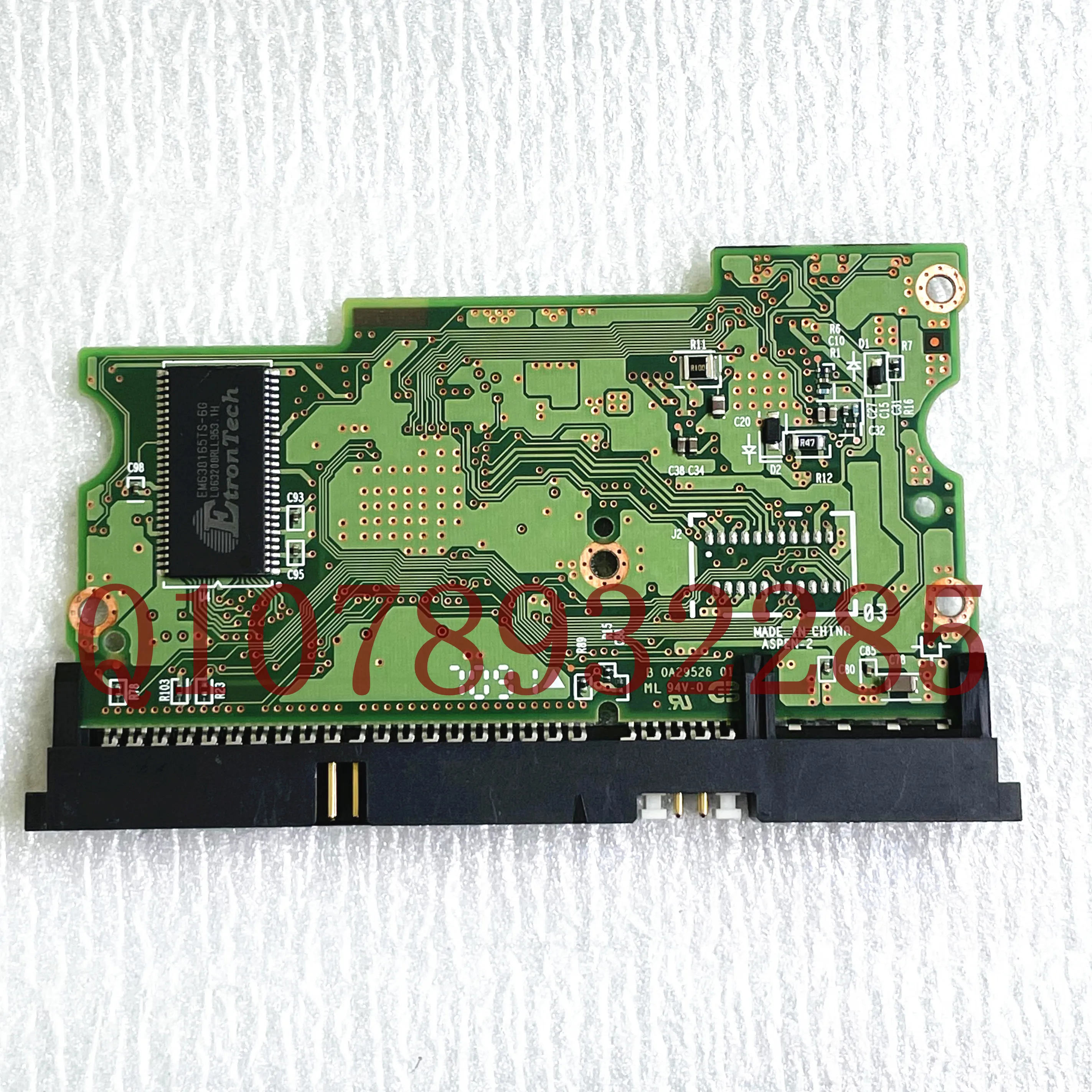 F 0A29526 01 B Hitachi IBM печатная плата для настольного жесткого диска/белая этикетка: 0A29610