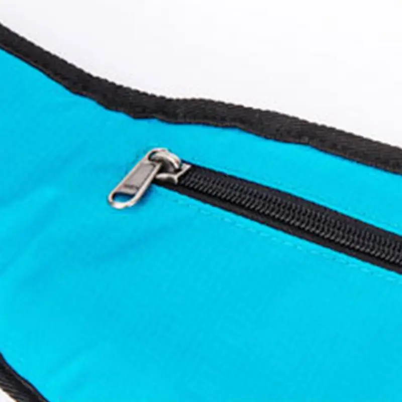 

Hiking Solid Color Waist Pack Bum Bag with Bottle Holder Texture Mobile Phone