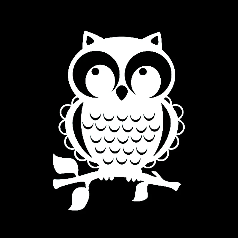 

personality Creative owl car stickers Motorcycle Decals waterproof Sunscreen PVC 15cm x 15cm