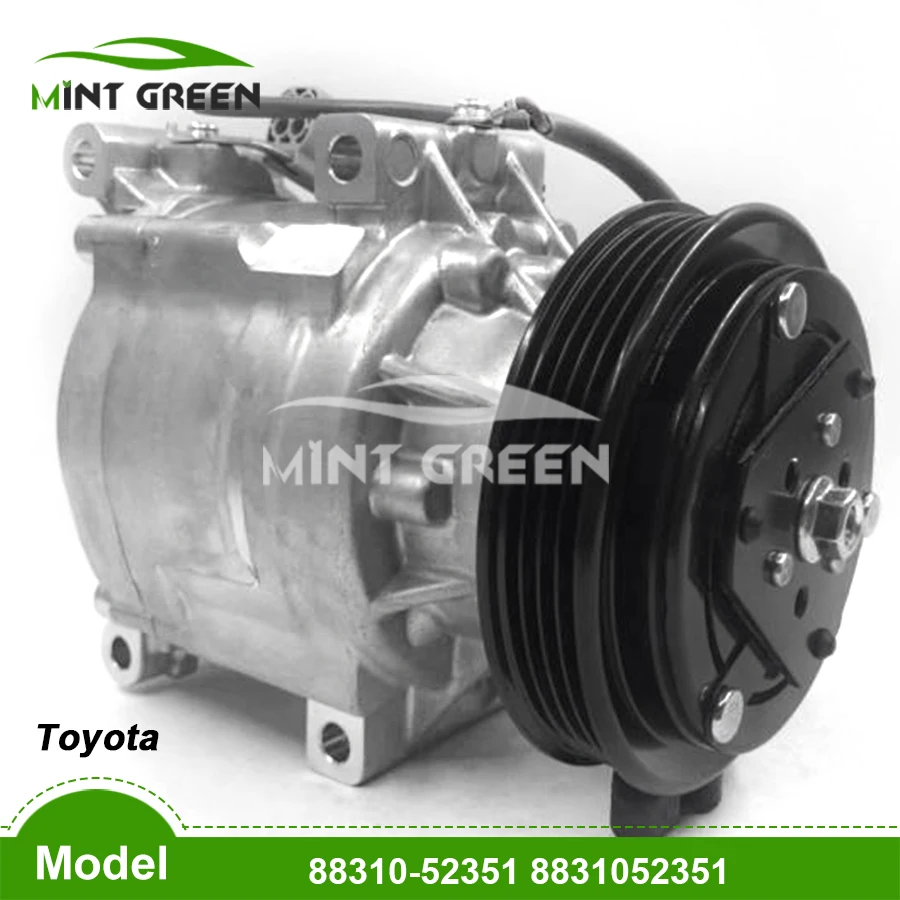 Компрессор кондиционера SCSA06C для автомобиля Toyota echo 88310-52351 88320-52400 447260-7842 447180-8750 4PK |