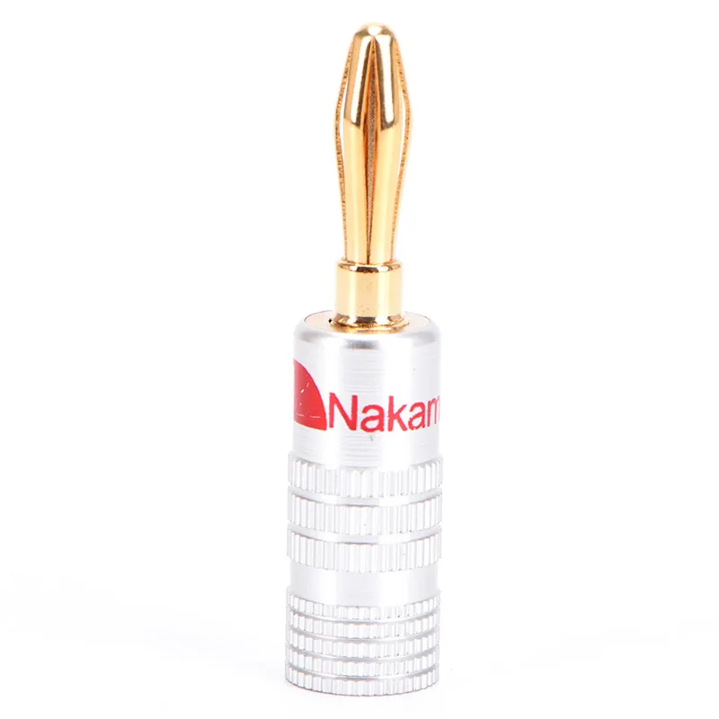 10 шт. Nakamichi позолоченный медный динамик Банановый штекер разъем