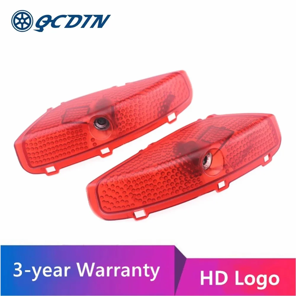 QCDIN для SONATA светодиодный автомобиль Добро пожаловать светильник двери логотип