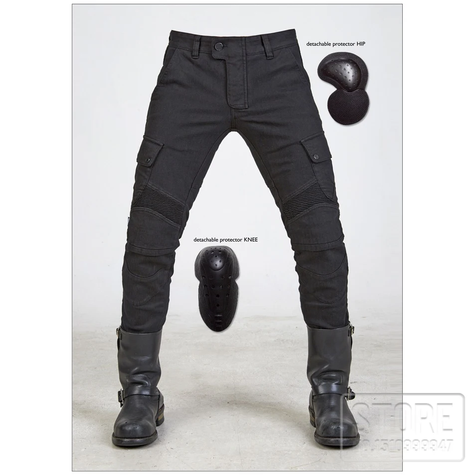 Брюки мужские мотоциклетные защитные штаны для мотокросса байкерские