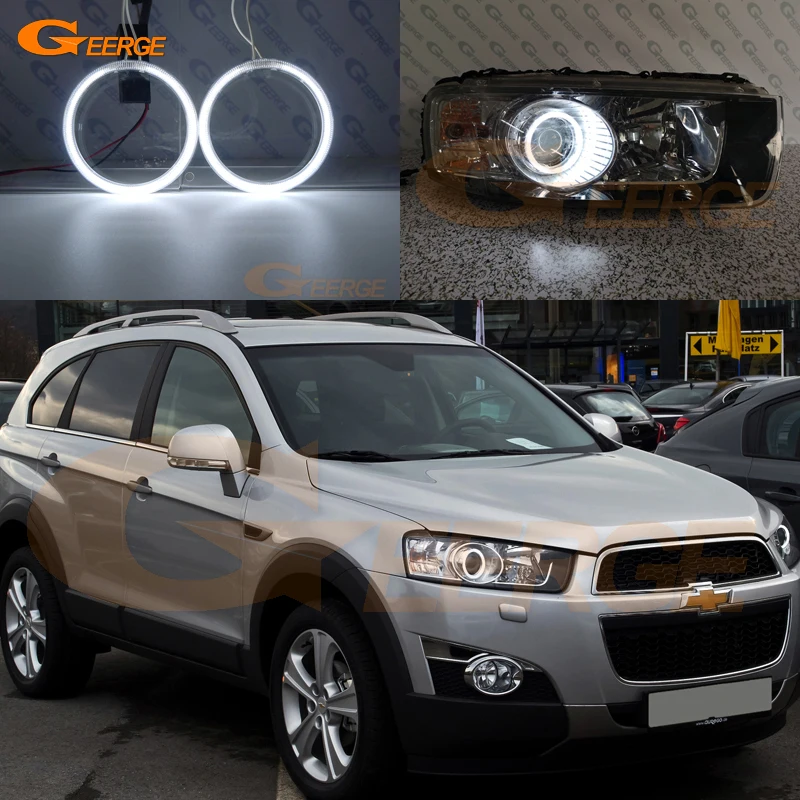 Для Chevrolet Captiva 2011 2012 2013 2014 2015 фары отличные ультра яркие CCFL ангельские глазки Halo