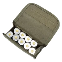 10 holes tactical shotgun bullet bag new ammo holder 12g model hunting bomb storage bag multifunctional tactical molle waist bag