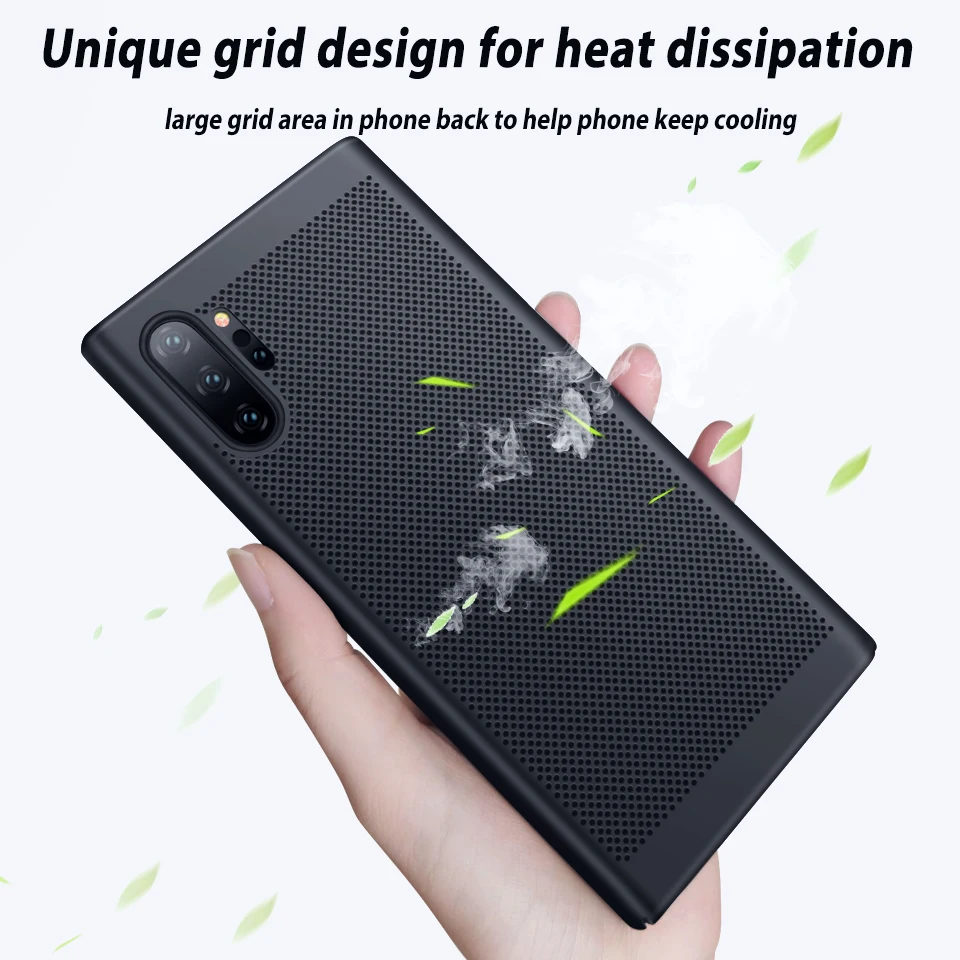 Задняя крышка чехол для samsung Note 10 Plus профессиональная защита Роскошные жесткие ПК