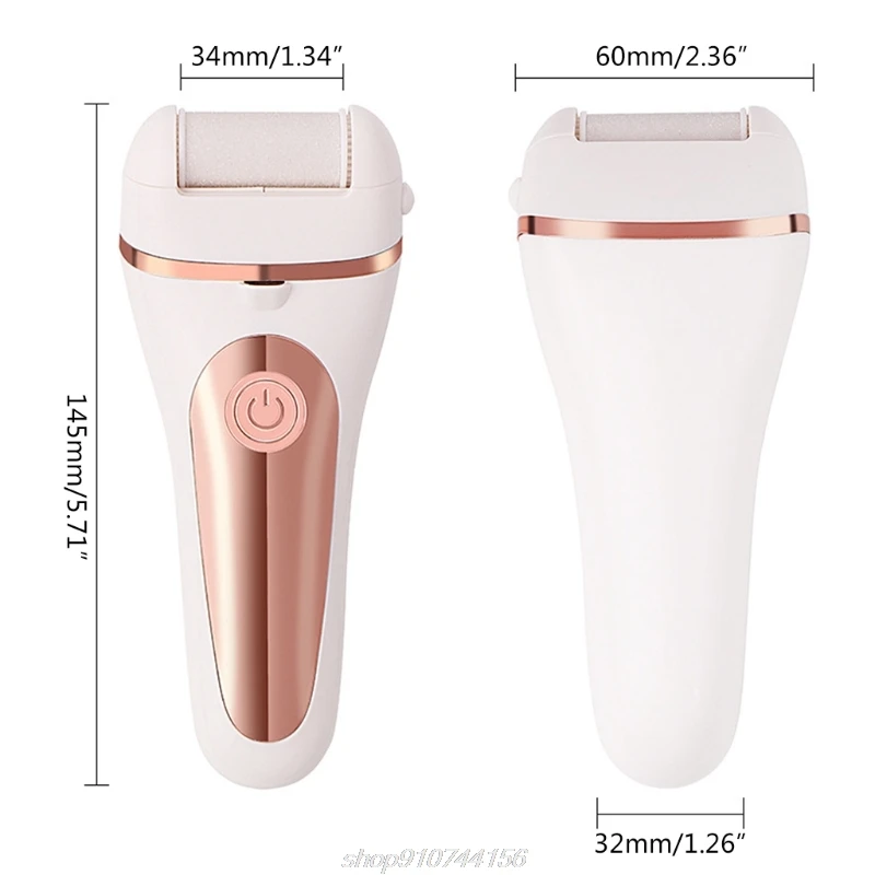 

Electric foot callus rechargeable foot file with 3 grinding heads for feet waterproof M23 21 Dropship