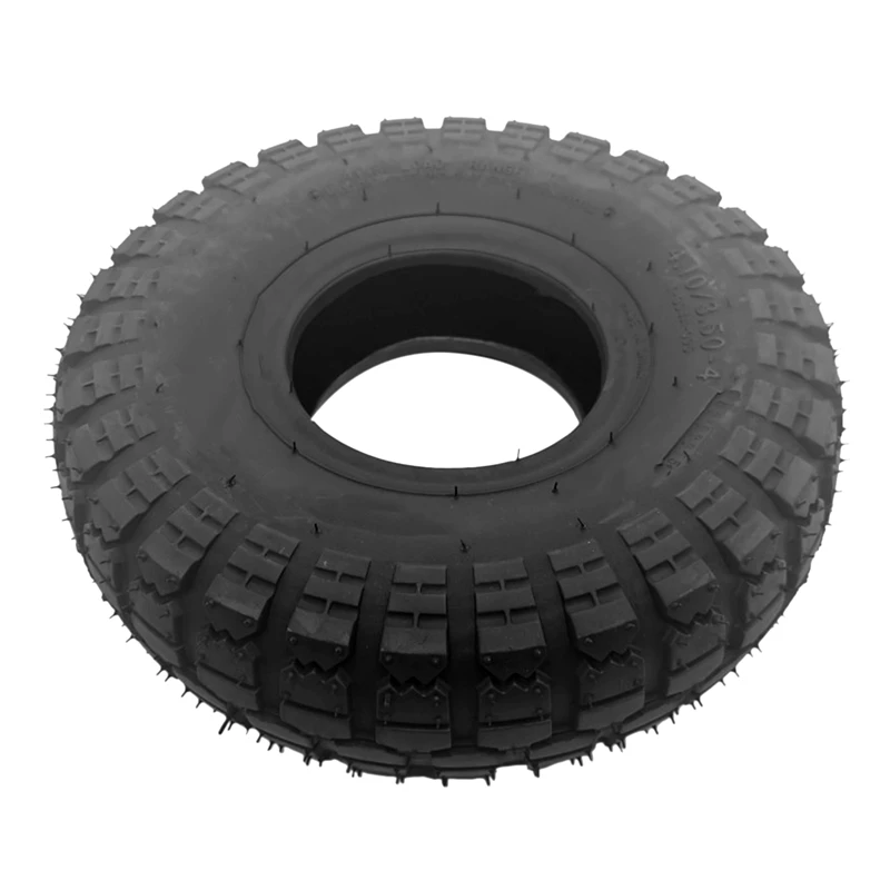 4.10/3.50-4 410/350-4 ATV Quad Go Kart 47Cc 49Cc Chunky 4.10-4 Tire Inner Tube Fit All Models 3.50-4 4 inch Tire-Outer Tyre | Автомобили и