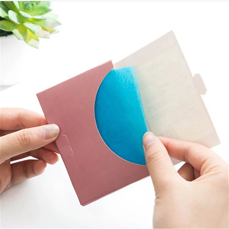 

100Pcs/set Protable Face Oil Blotting Paper Matting Face Wipes Facial Cleanser Oil Control Oil-absorbing Face Cleaning Tools