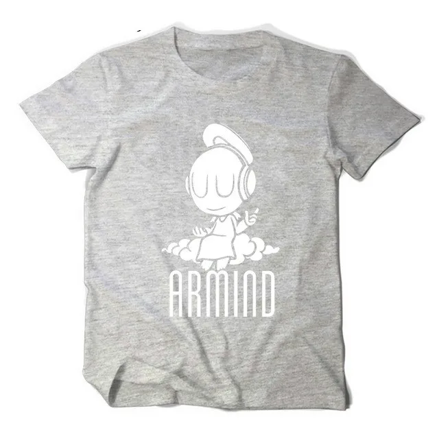 Женские/мужские хлопковые футболки Bellflower летняя футболка с надписью Music Star DJ Armin